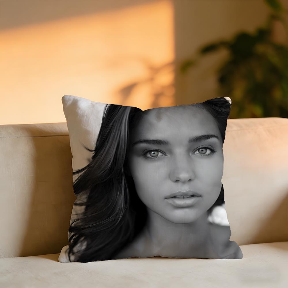 Miranda Kerr Cushion Cover Cozy Velvet Throw PillowSoft Warm Cushion For Sofa  Bed