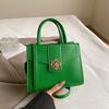Street Style Pu Small Square Bag With Zipper Closure For Daily Womens Fashion