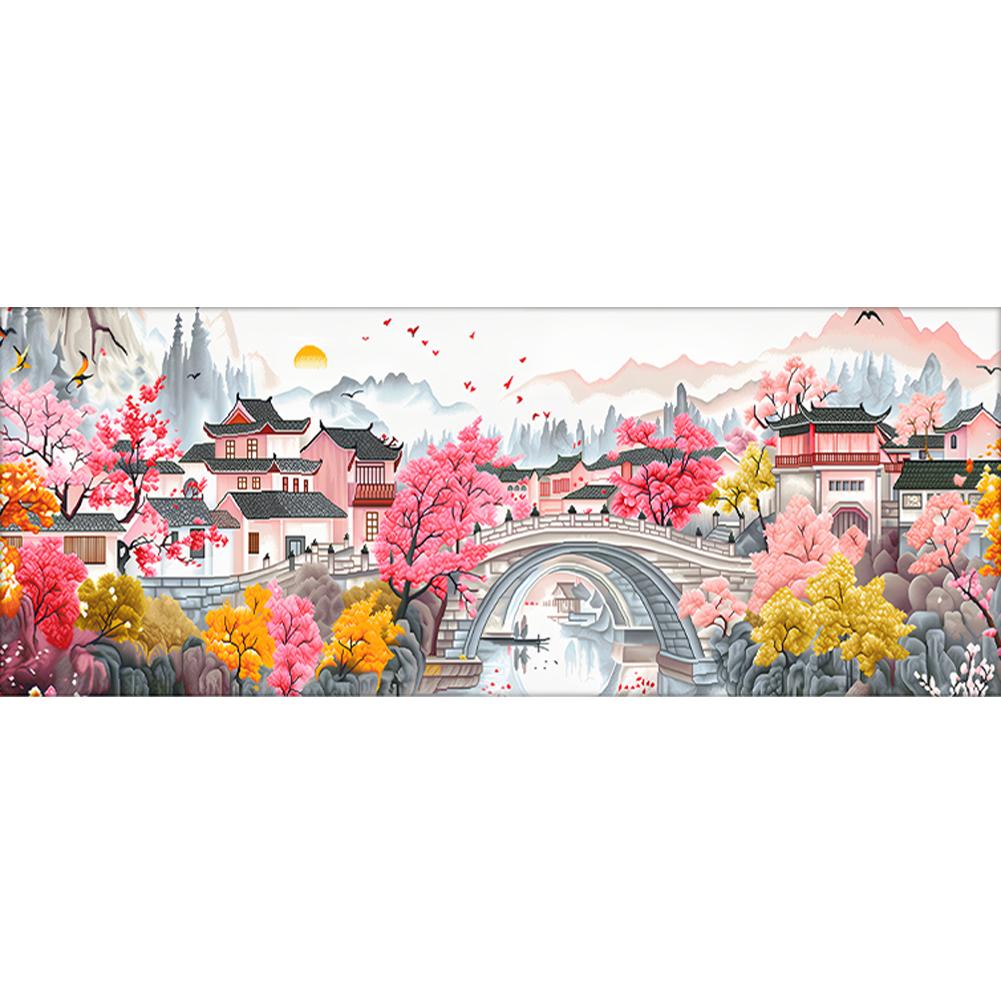 

Набор для вышивки крестом «Весна» из эко-хлопка 11CT, полная вышивка, 190x75 см