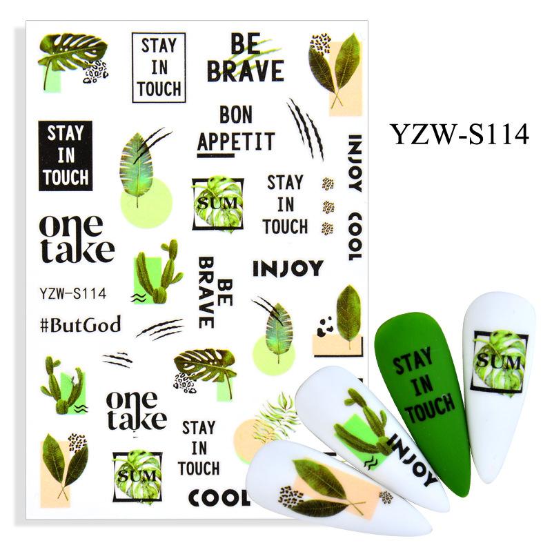 

1 лист клейкая наклейка для ногтей наклейка дизайн ногтей украшение для ногтей аксессуары для ногтей