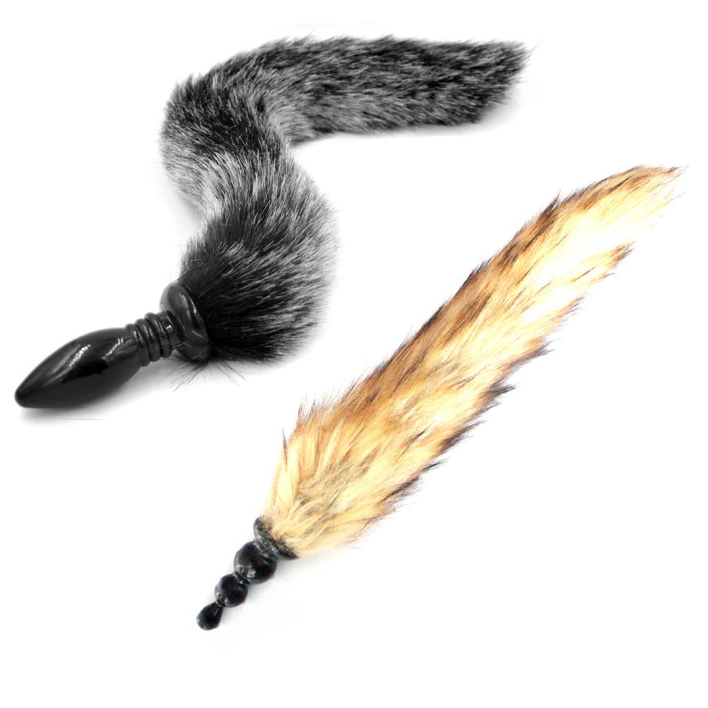 Fox Tail Anal Plug Strap-on Dog Buttplug Couples Flirting Adult Games Anus Sex Toys for Men Women Cosplay Props Erotic Products