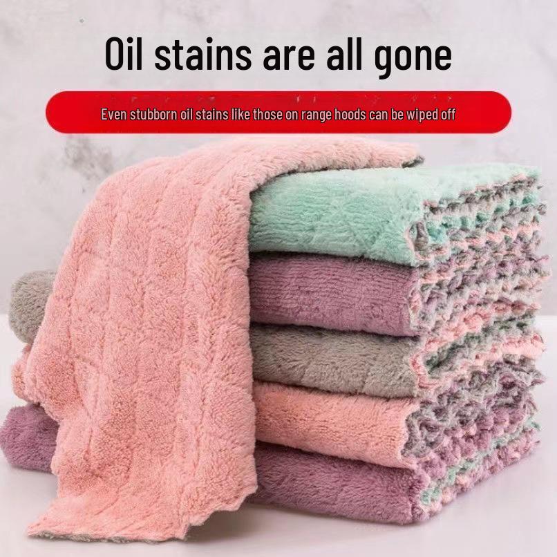 

Thickened Absorbent Dishwashing and Cleaning Towel