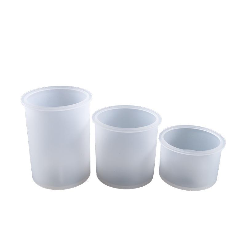 

Формы из смолы для подсвечников, Набор из 3 цилиндрических форм из силикона для литья эпоксидной смолы, Кристальные подсвечники для чайных свечей для свадьбы 3PCS