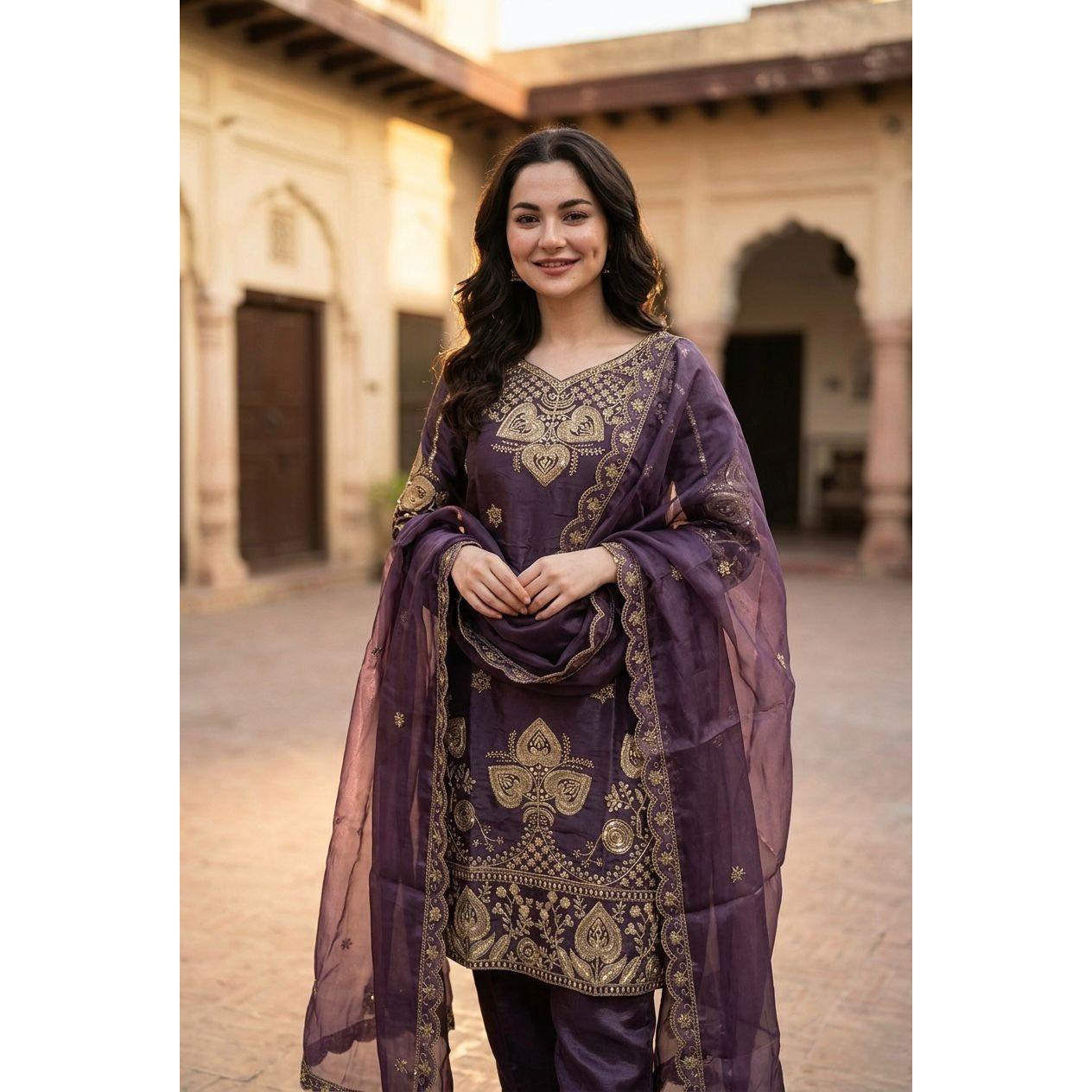 Beautiful Paksiatni Salwar Kameez Indain Wedding Paksiatni Bollywood Suit Dress M