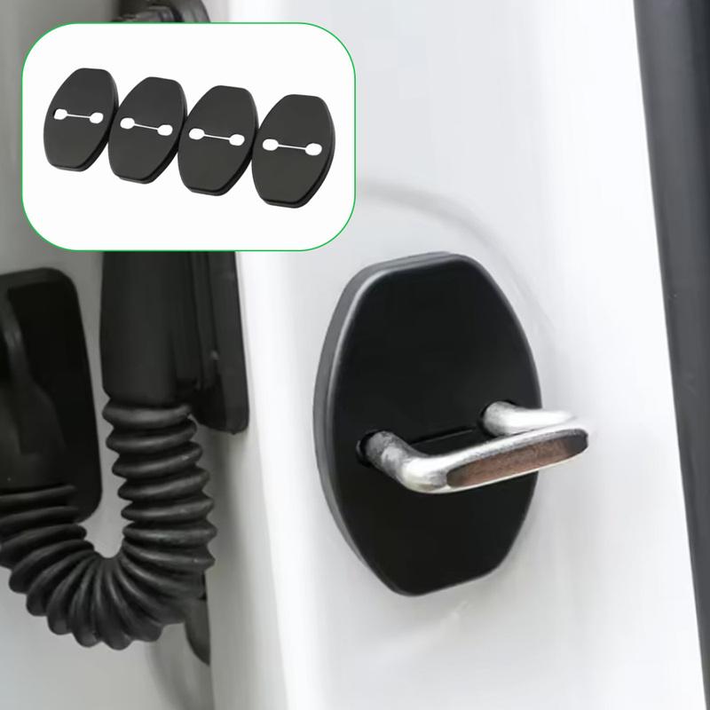 4PCS Plastic Car Door Lock Buckle Cover Protective Cover for VW Golf 6 7 Passat B8 Jetta A6 Tiguan Beetle Scirocco Polo Bora