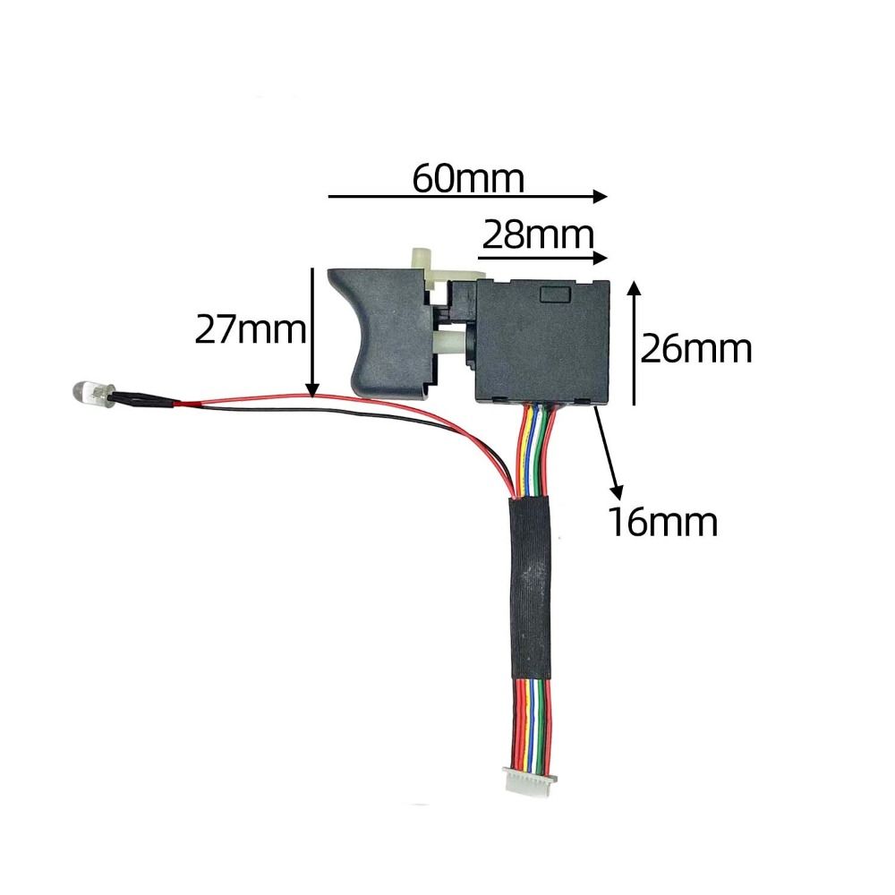 Black Off-on Switch Professional Wrench Switch New Speed Control Switchs  Electric Wrench