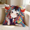 KKikuo Mascot HHoshikun  Square DoubleSided Printed Pillow Case Bedroom Bedside Pillow Sofa Cushion Cover