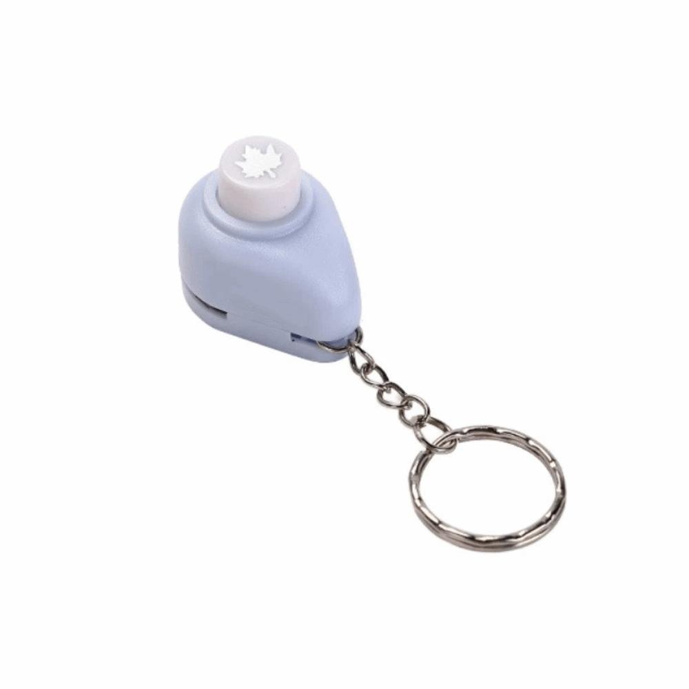 Mini Stamp Cutter with Keychain Embossing Machine DIY Tools Stamp Hole Puncher Card Making