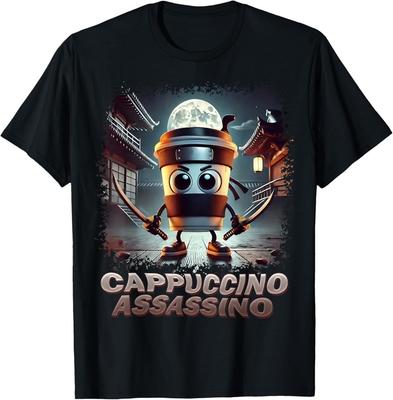 Cappuccino Assassino Italienisches Brainrot Meme T-Shirt Unisex T-Shirt