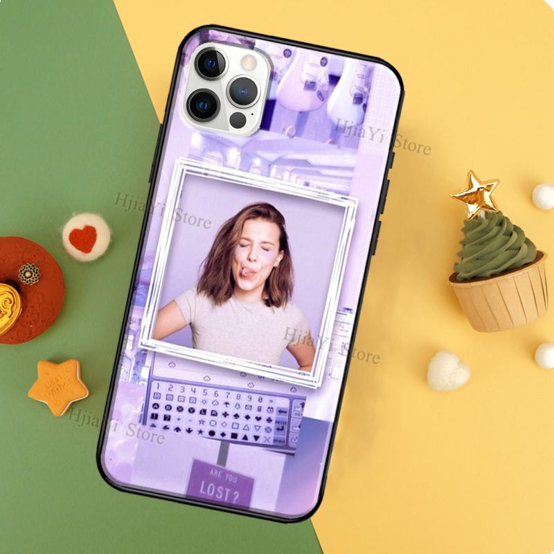 Millie Bobby Brown TPU Soft Case For iPhone 11 14 Pro Max 12 13 Mini XR X XS MAX 6 7 8 Plus SE 2020 Phone Cover
