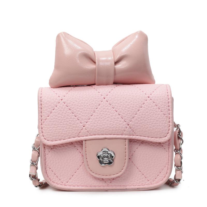 

Новая сумка на цепочке женская однотонная универсальная сумка через плечо сумка-мессенджер розовый