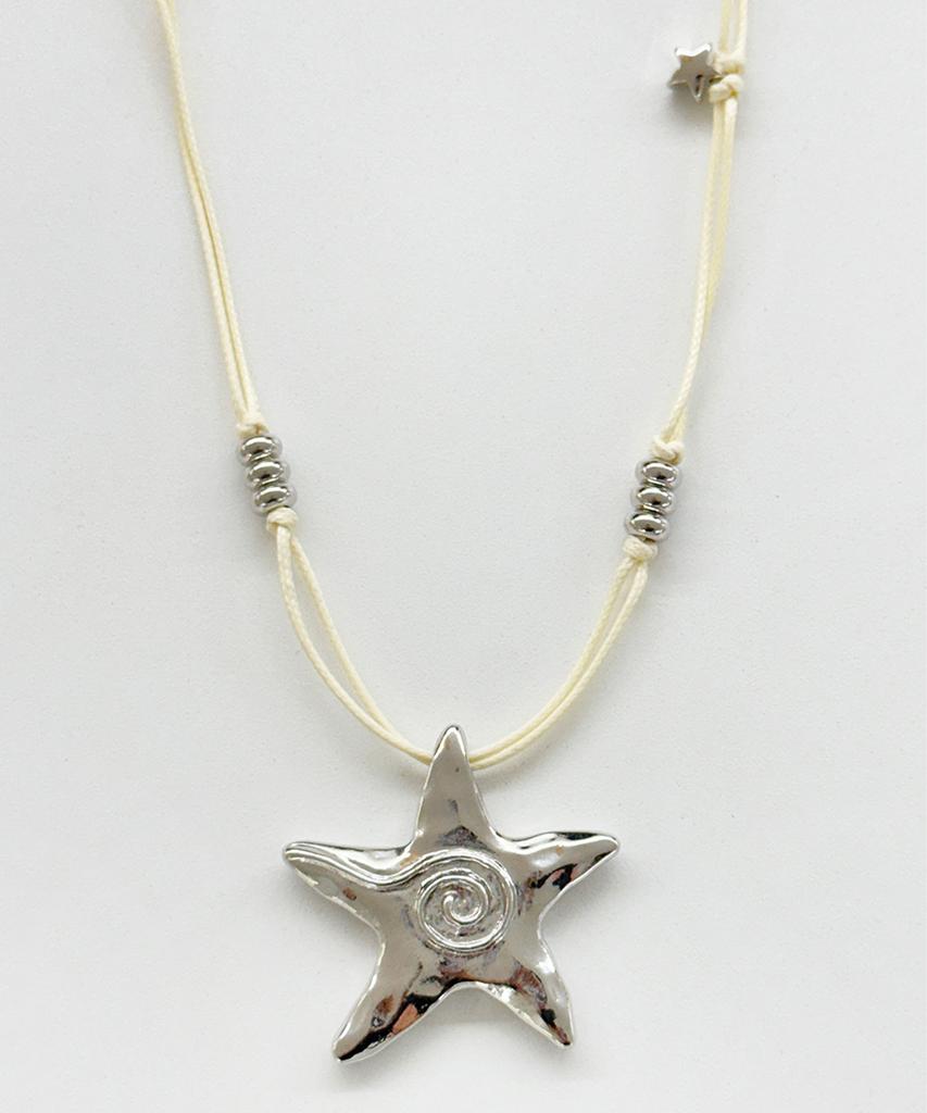 August Harmony Ocean String Necklace / Butter