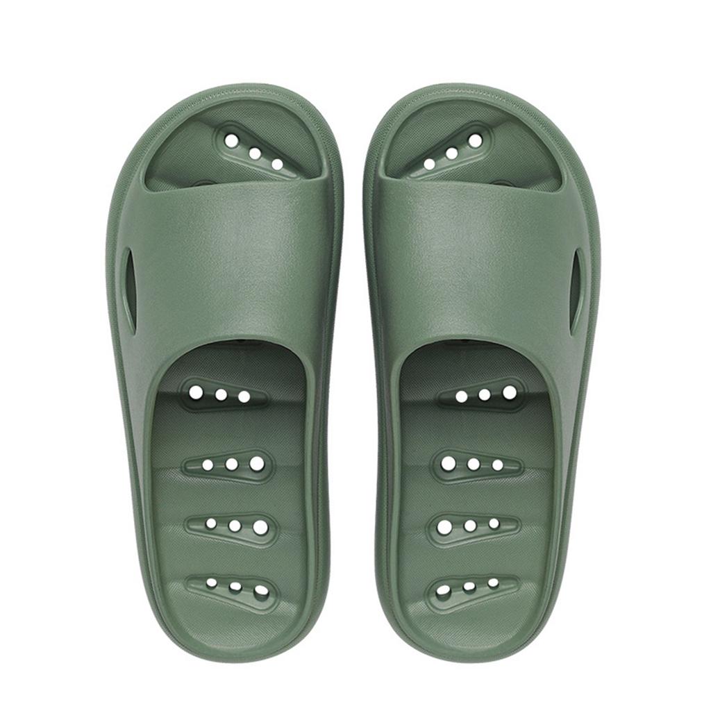 Women's Quick-Dry Breathable Hollow Shower Slippers with Non- Drainage Design