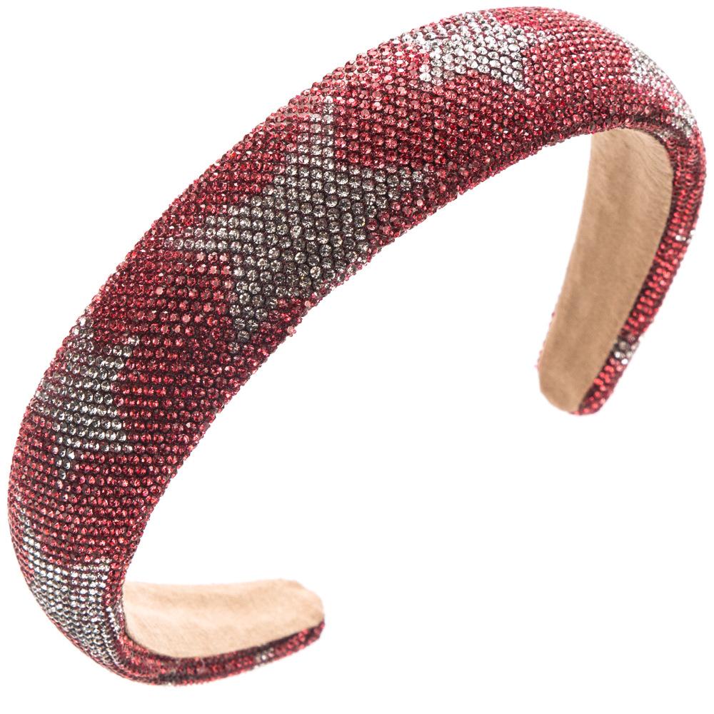 

Европейская и американская новая супер блестящая стразовая повязка на голову в виде пятиконечной звезды, модная высококачественная универсальная губчатая повязка на голову