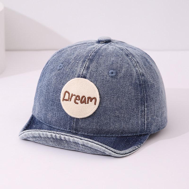 Casquette de Baseball en Jean Style Coréen INS pour Bébé - Chapeau à Visière Souple pour Garçons et Filles, Printemps/Automne