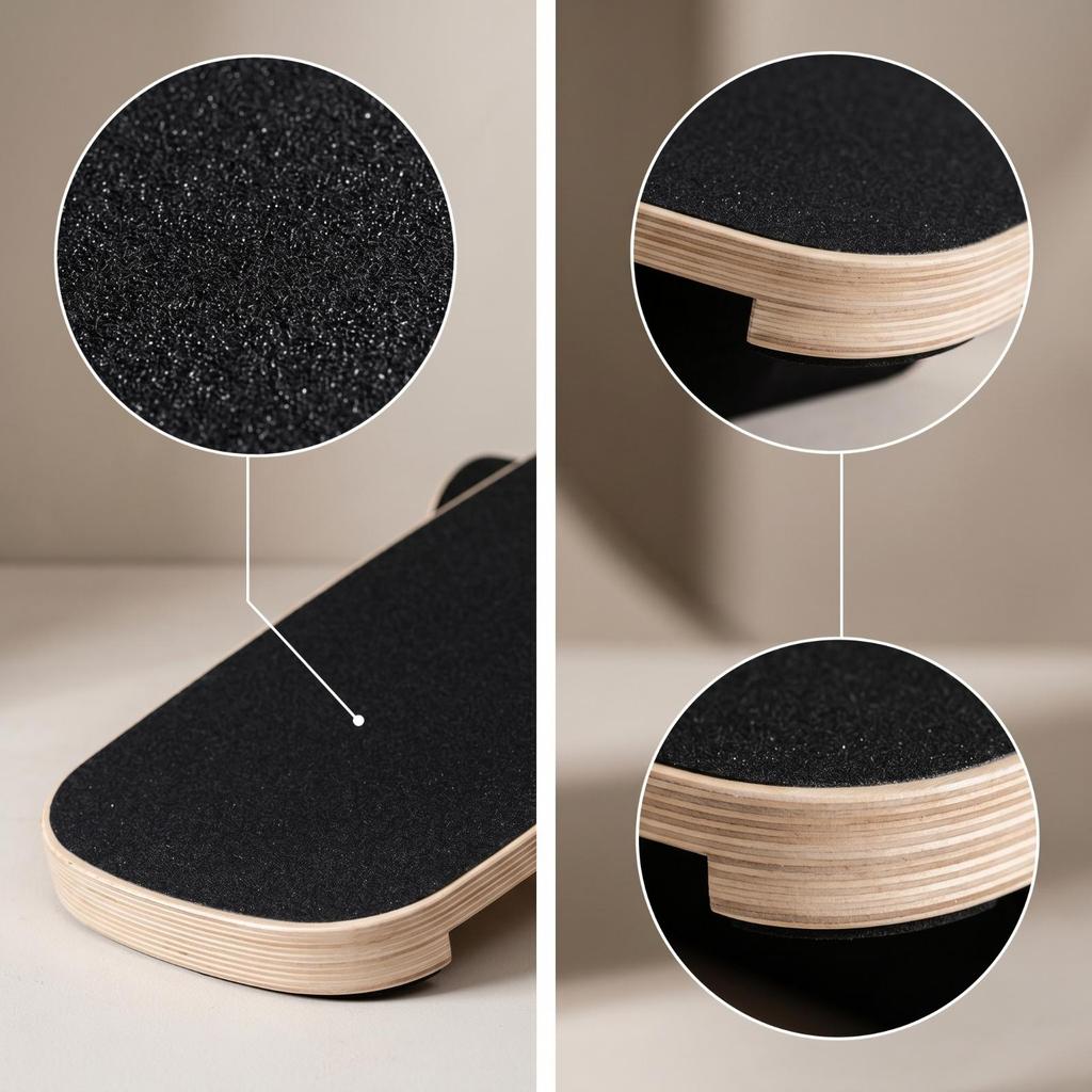 Balance Board with Roller Sturdy Rollers Multifunctional