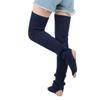 Female Legwear 80cm Leg Warmers Knitted Winter Warmth Warm Foot Cover Solid Color Wool Material Boot Warmers Yoga Practice
