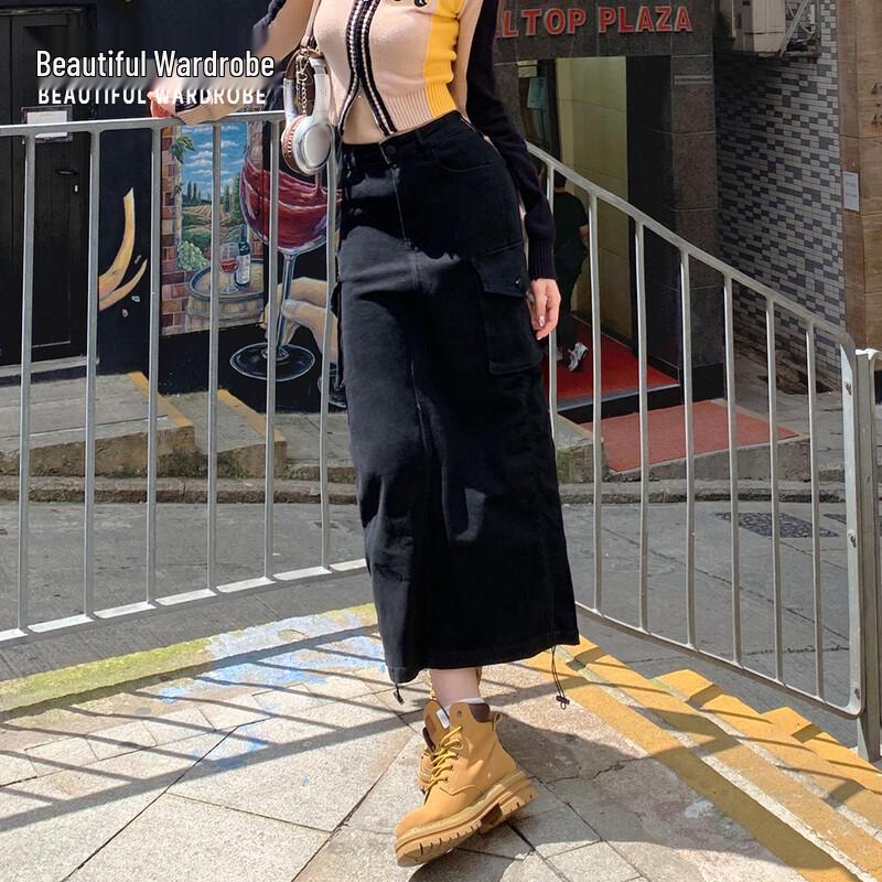 Красивый гардероб Женская карго-юбка миди M