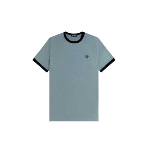 Fred Perry Mens Embroidered Logo Cotton T-Shirt