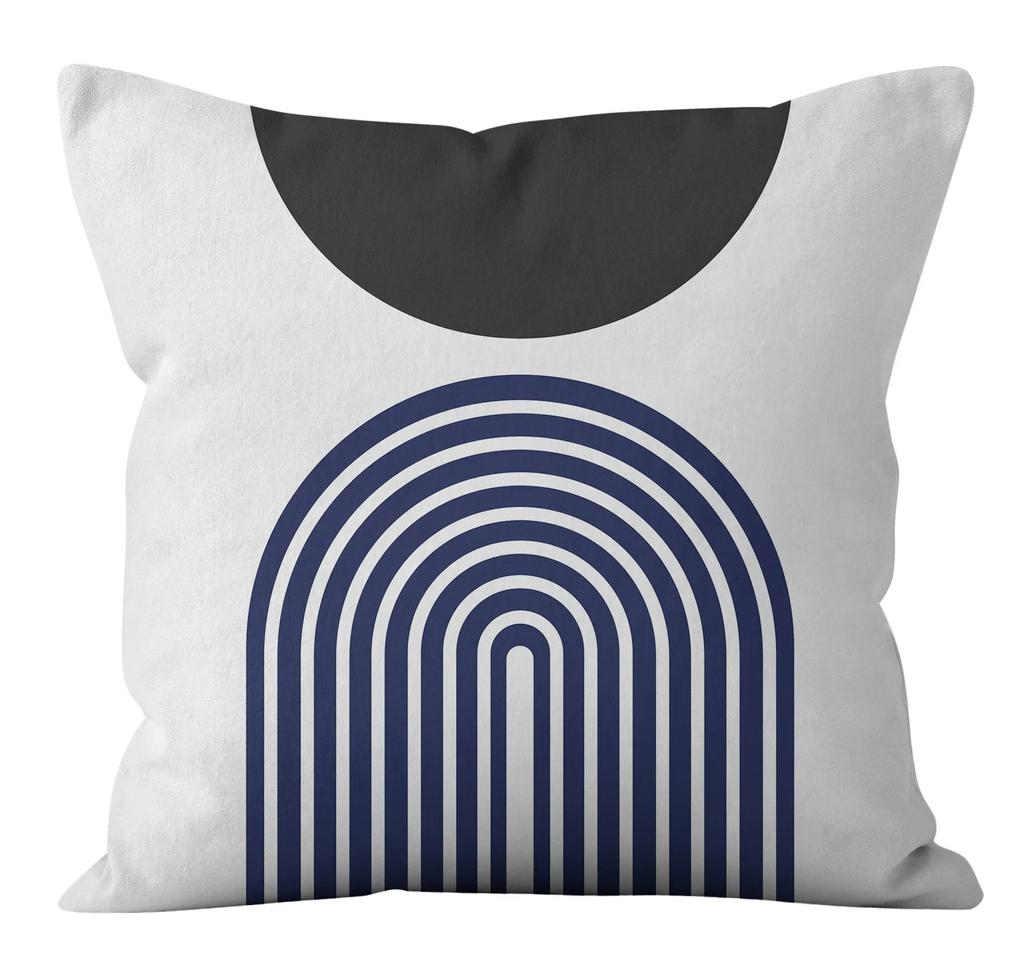 Office Living Room Home Pillowcase Abstract Line Decorative Pillowcase Car Ornaments