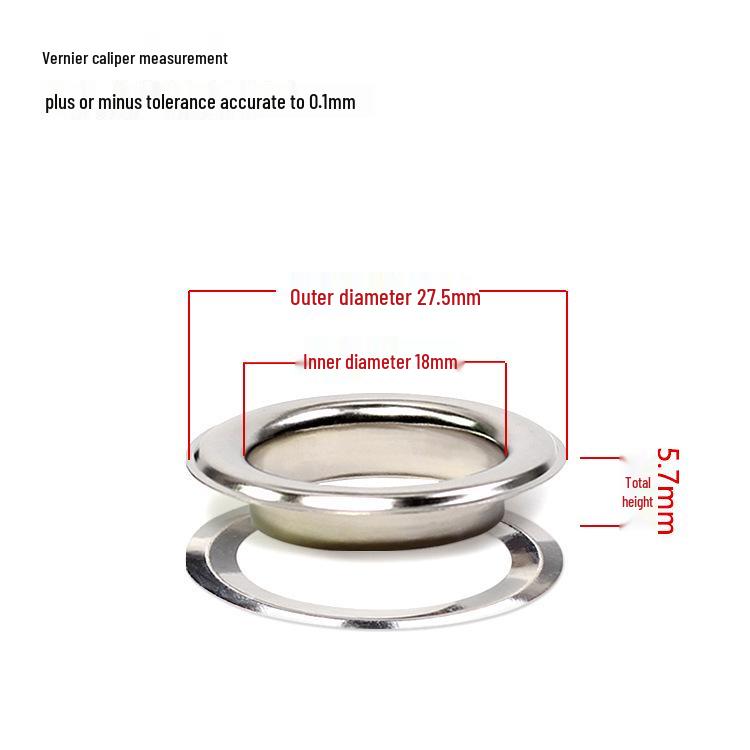 Iron Eyelet Grommet Buttons for Cloth and Paper Tags