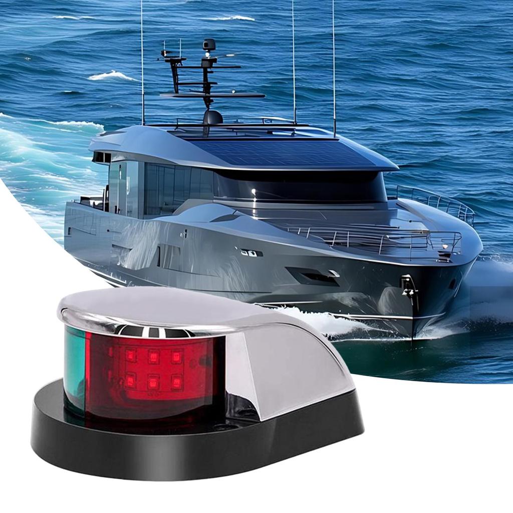 Running Lights For Boats Boat Lights Bow And Stern Safety Marker Lamp For Yacht Canoe Kayak Trailer Canal Heavy Rain Snow Fog