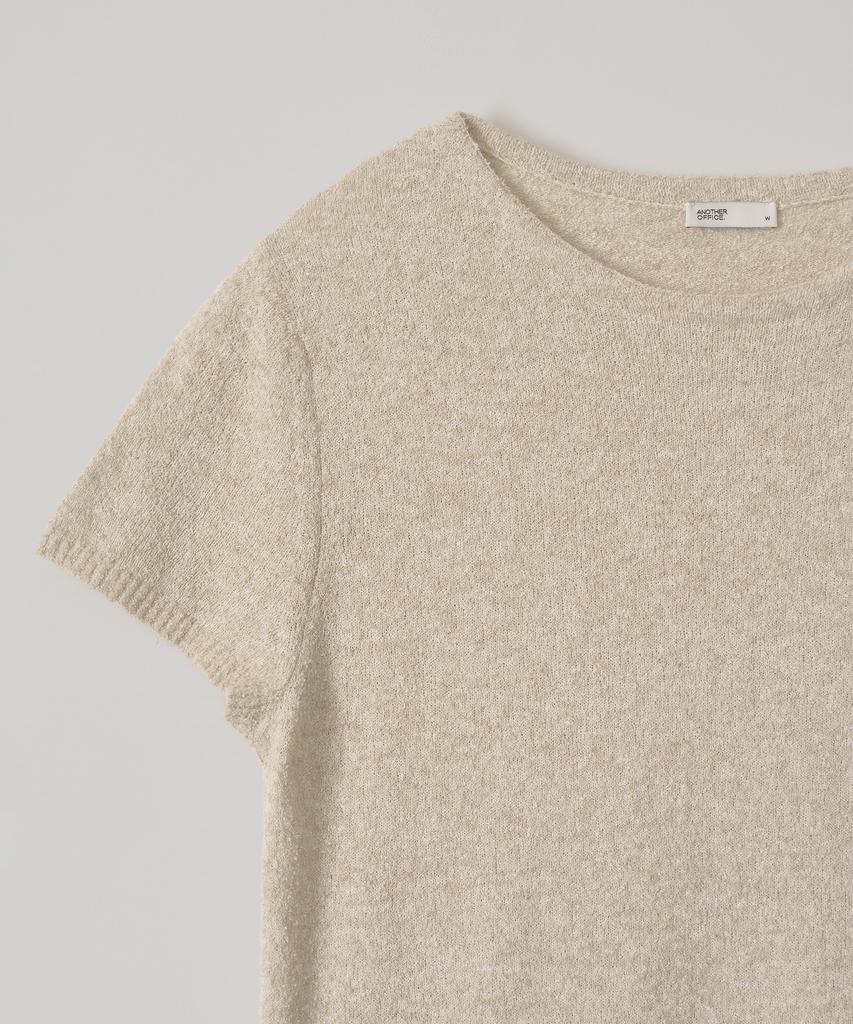 ANOTHER OFFICE WOMEN W. Basque Pullover (Light Beige)