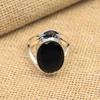 Black Spinel Gemstone Handmade Jewelry 925 Sterling Silver Ring Jewelry