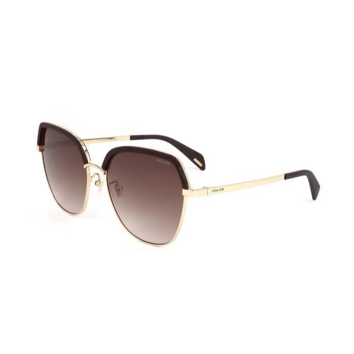 Lunettes de Soleil - POLICE EYEWEAR - SPLC24 - Aviator - Femme - H56Y TOT.SH.ROSE GOLD W/GLIT.PARTS