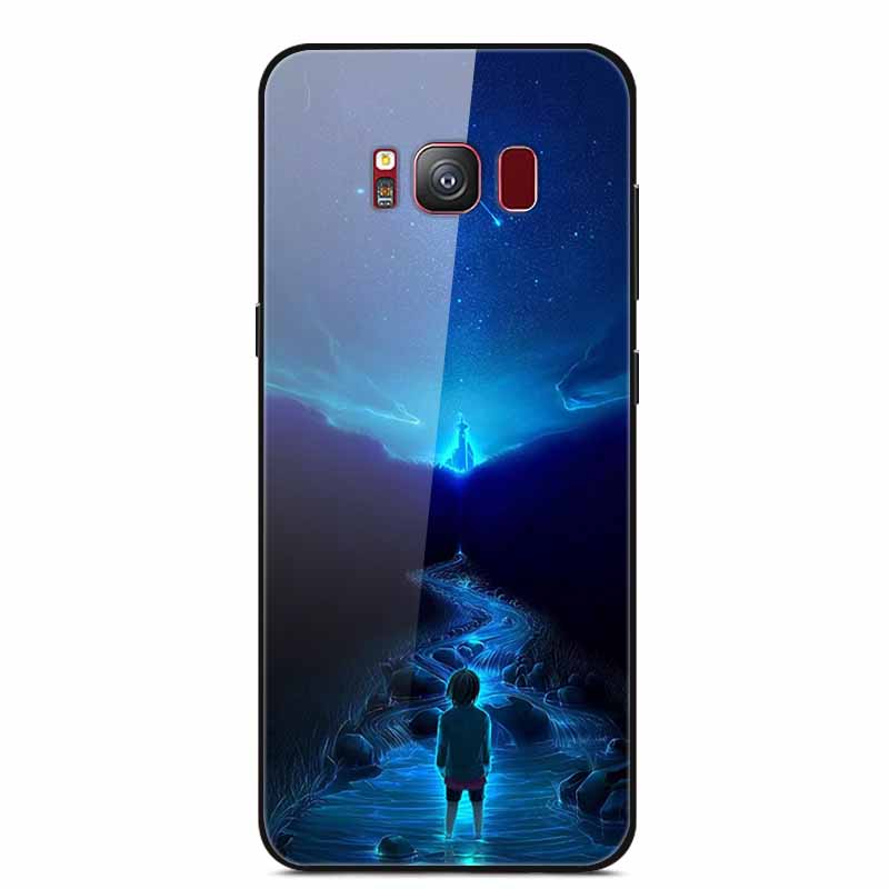 Glass Back Cover For Samsung S8 Plus Phone Case S8Plus Hard Tempered Glass Case For Samsung Galaxy S8 Plus Case S 8 Soft Edge