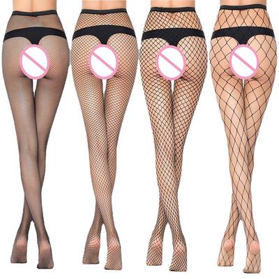 Women Long Sexy Hollow Out Fishnet Stockings Pantyhose Black High Waist Stocking Tights Panty Fishnet Lingerie High Quality