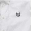 Maison Kitsune Mm00412wc5010 P100 Bold Fox Patch Poplin Mens Shirt