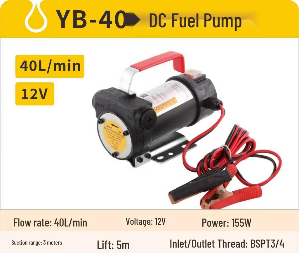 YB40 Electric Self-Priming Diesel Fuel Transfer Pump