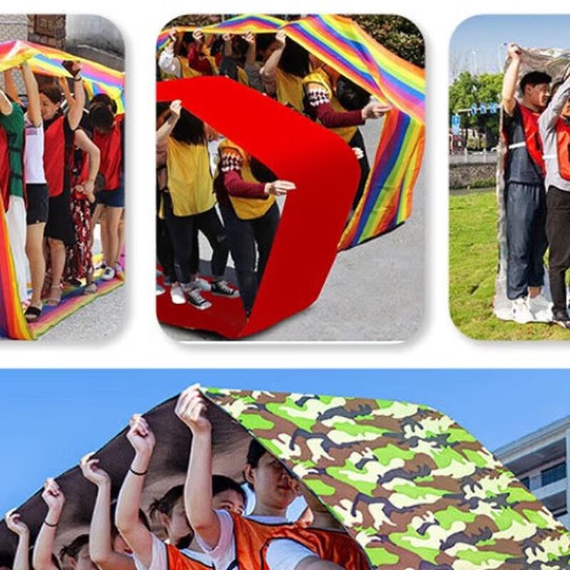 WEZHO Rainbow Team Building Rolling Prop