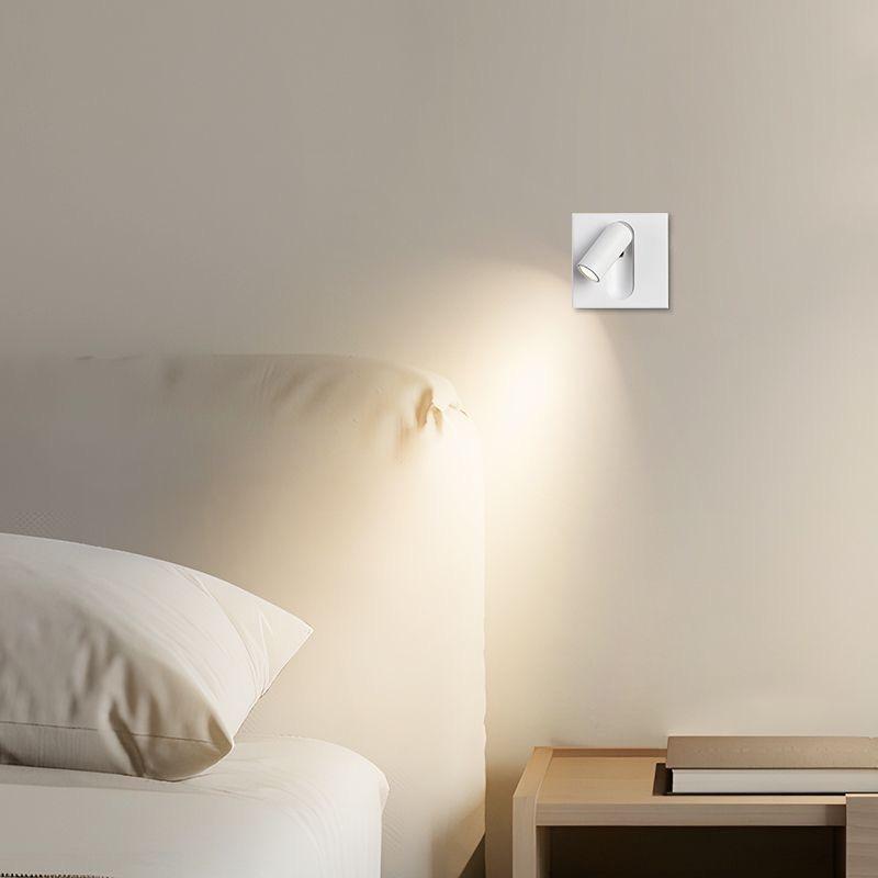 Drehbare 86er Dose: Kreative Schlafzimmer- & Hotel-LED-Wandleselampe