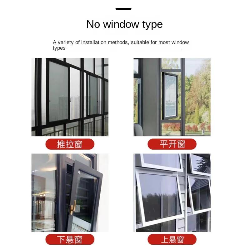 Non Punching Window Safety Lock Chain, Door and Window Limiters, Child Safety Protection, Sliding and Sliding Doors and Windows