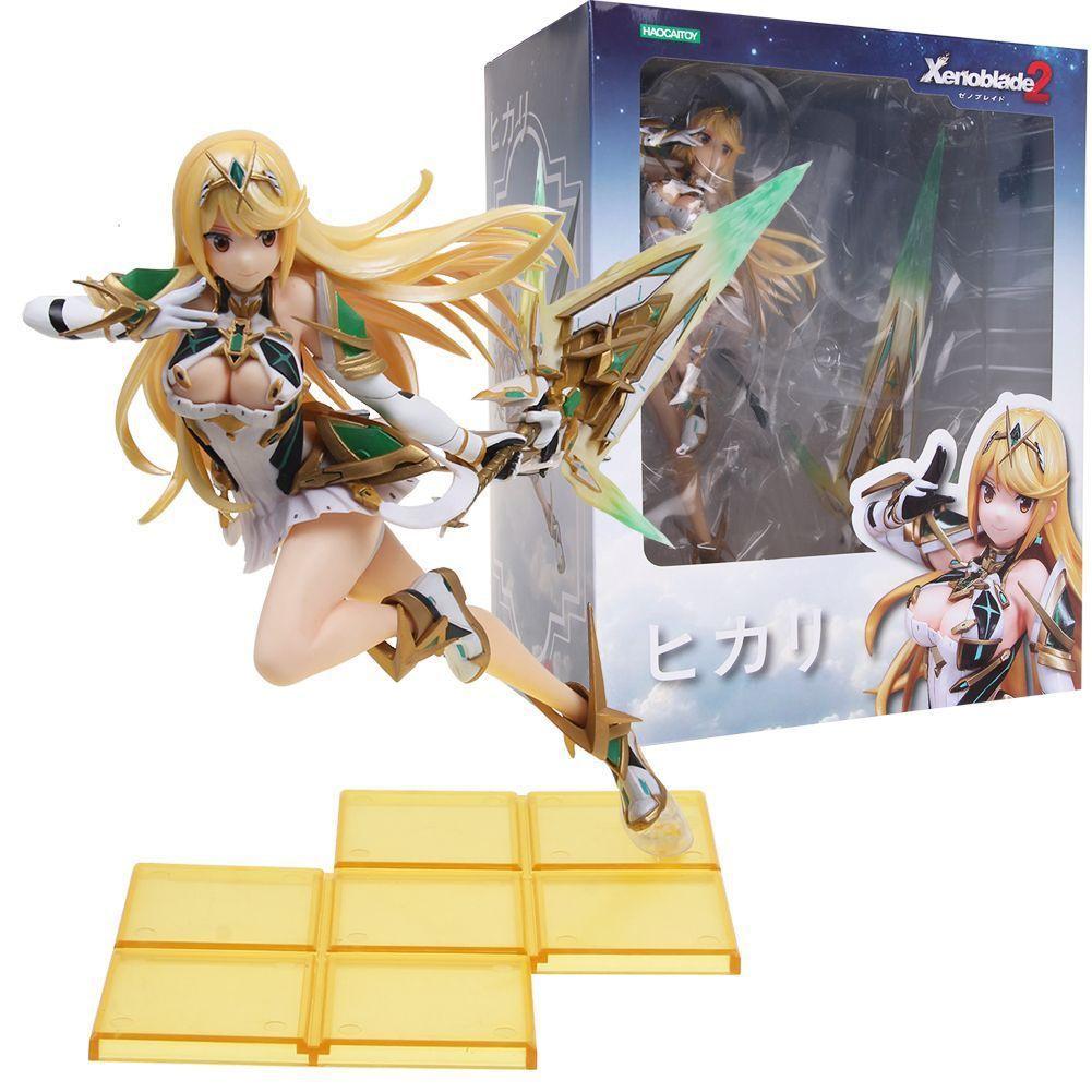 2 Chronicles Xenoblade Mythra Hikari  Pyra Homura Figure New 17 27cm Figure