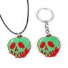 Halloween Horror Apple Pendant Necklace With Alloy Material For Costume Wear And Gift