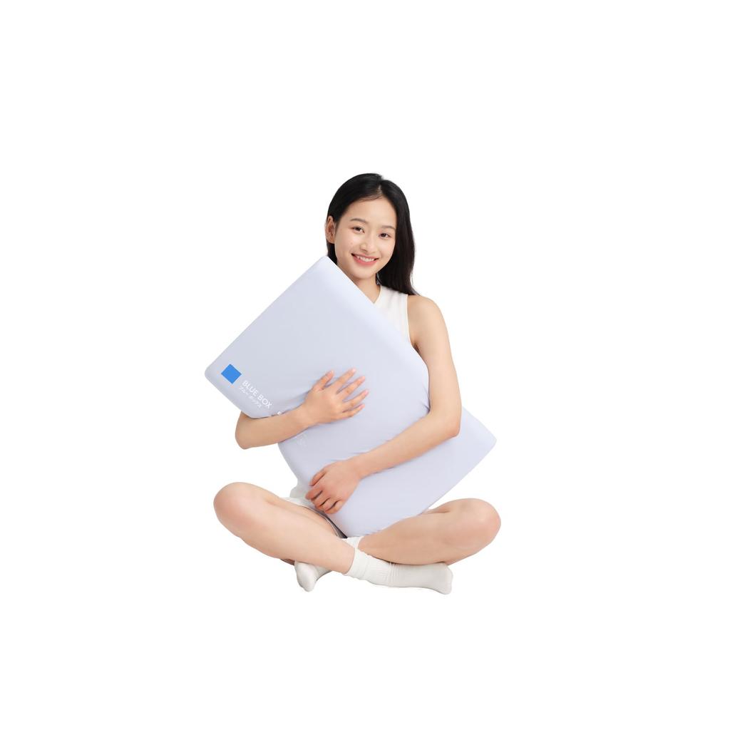 Blue Box Blue Pillow Pillow Pillow Hotel Specification Memory Foam Pillow Neck Support Side Back Ventilation Pillow Height 10cm X 60cm X Breathable ®