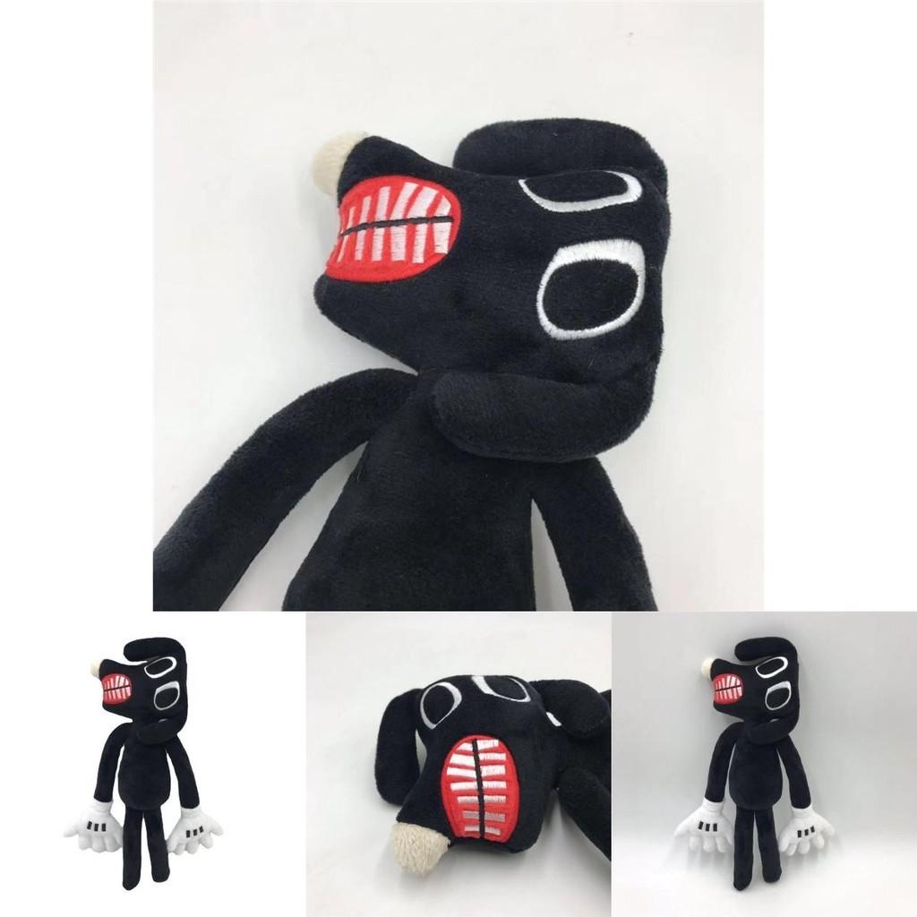 Siren Head Series Black Dog Plush Toy Crooked Neck Horror Stuffed Doll 30cm/11.8inch Height