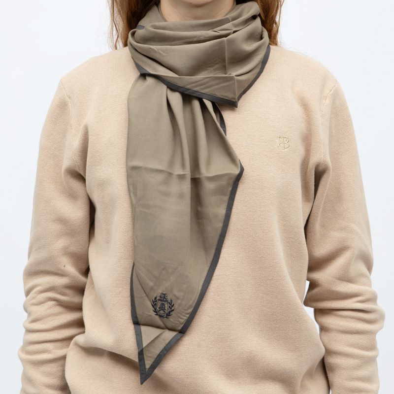 

Echarpe kaki effet soie 0,70mx1,70m avec blason Mixte THE KOOPLES Taille unique хаки