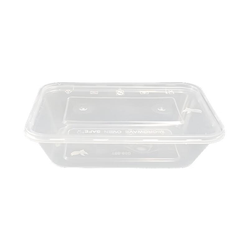 Disposable Rectangular Food Containers with Lids