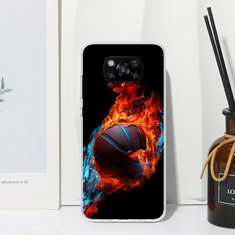 Basketball Basket Play Phone Case For Xiaomi Poco X7 X6 X5 X4 X3 Nfc F6 F5 Pro F4 Gt F3 F2 F1 M5S M4 M3 Art Fundas Back Cover