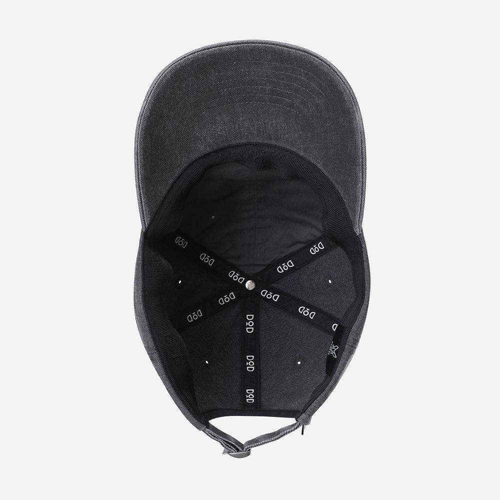 DOD Pigment Double Logo Ball Cap (Charcoal Grey)