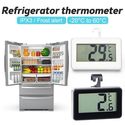 Electronic Thermometer Household Digital Temperature Meter Refrigerator Wall Hanging Thermometer Freezer Frost Alarm Thermometer 2