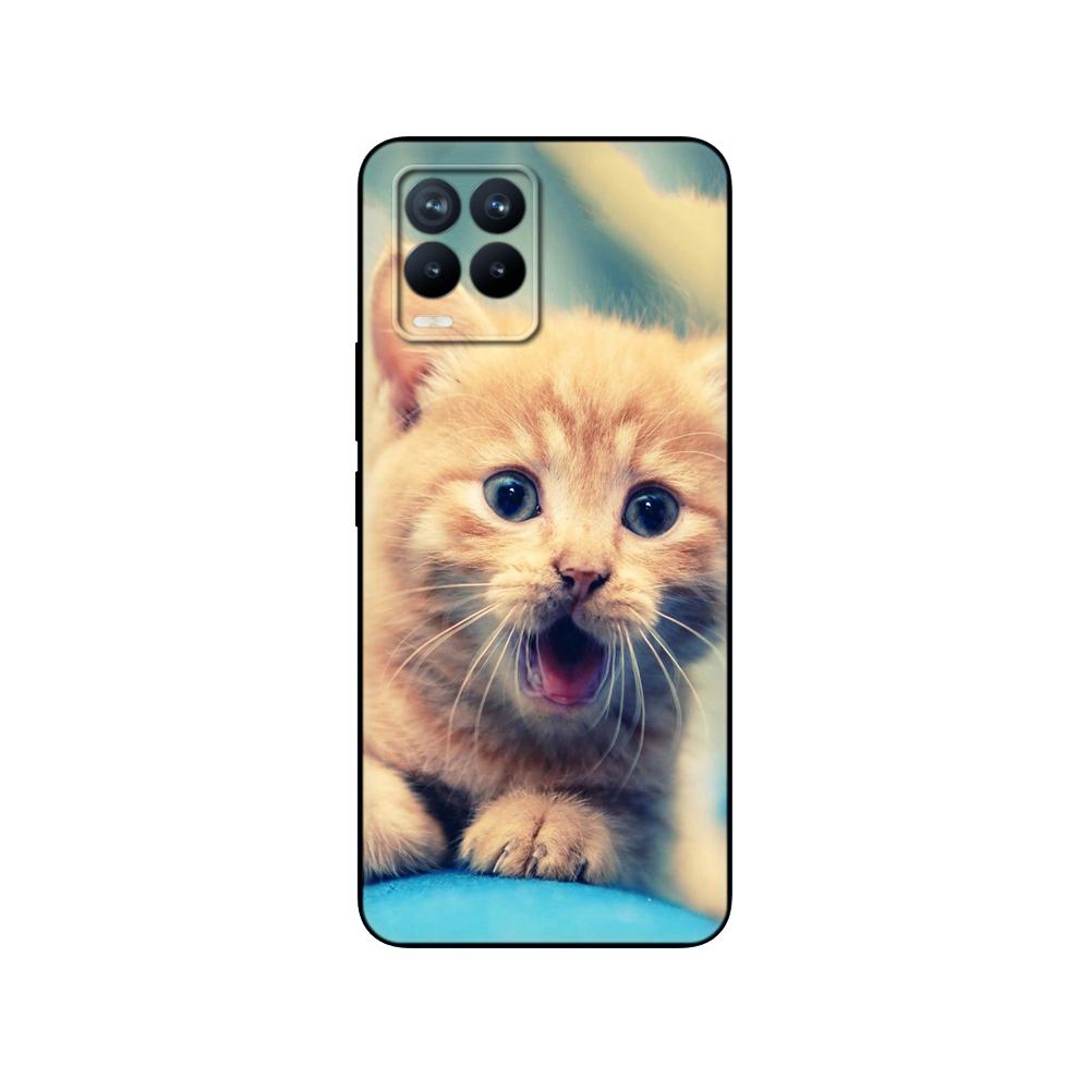 Pre puzdro Realme 8 6,4 palca Zadný kryt Pre puzdro na telefón Realme 8 Pro OPPO Realme8 4G RMX3085 Nárazník Mäkký silikónový 8pro čierne tpu puzdro