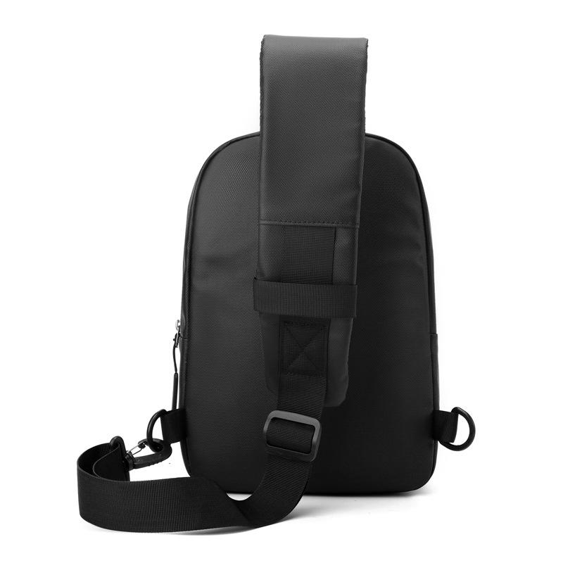Men's Waterproof Large Capacity Outdoor Chest Bag - Fashionable and Simple Shoulder Messenger Backpack
