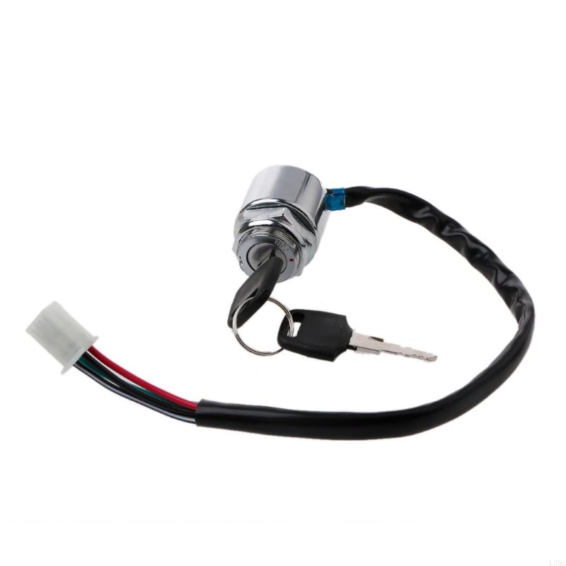 L5BC ATV Motorcycle Dual Sport Dirt Quad 4 Wires Ignition for Key Button
