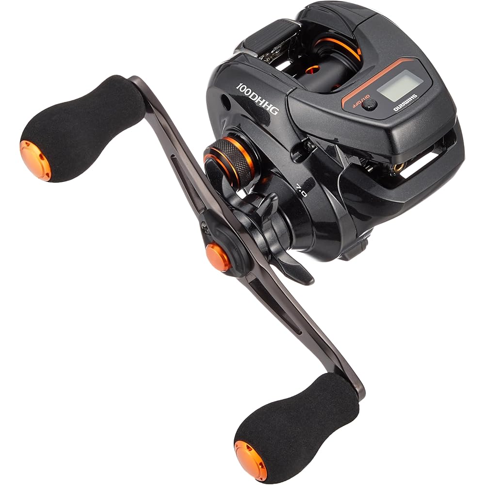 

Shimano Baitcasting Reel 21 Calcutta 100DH-HG Right Hand Metal Sutte Tai Rubber Light Jigging Boat Use