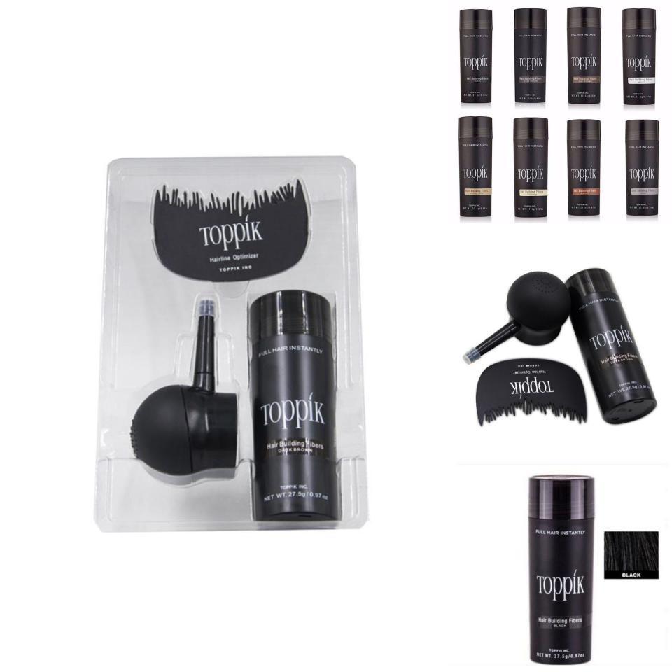 Fibre per Capelli Toppik Volumizzanti Polvere per Capelli Corti Aspetto Naturale